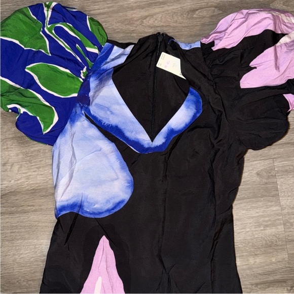 By Anthropologie Puff sleeve A-line maxi dress - Picture 9 of 15